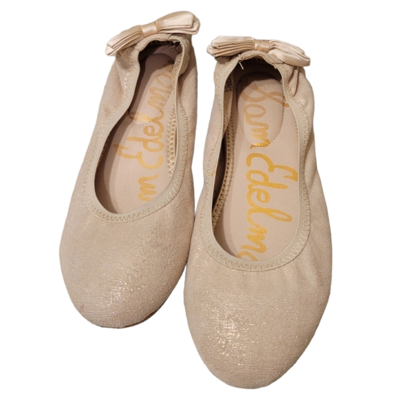 Sam Edelman Felicia Esmeralda ballet flat in gold size 5 - Picture 9 of 12
